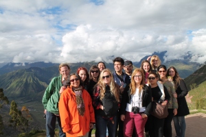 Classmates, professors & I at the Sacred Valley of the Incas.